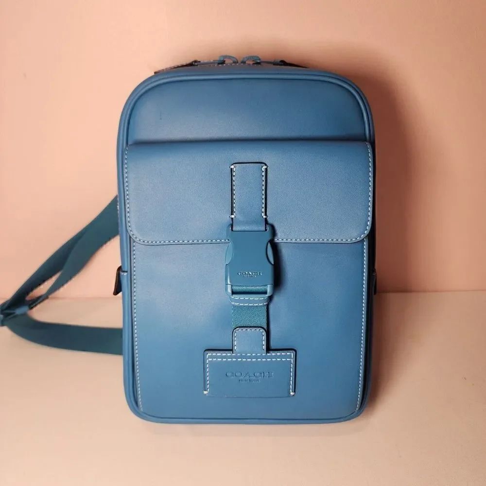 NWT Coach CP023 Track Pack Bright Blue